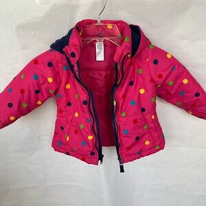 Carter's Pink Polka Dot Kids Jacket 18 month